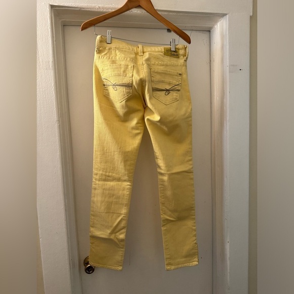 MAVI Yellow skinny stretch straight leg jeans size 28/32 - Picture 7 of 10